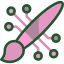 Brave Pink Hero Green animal icon